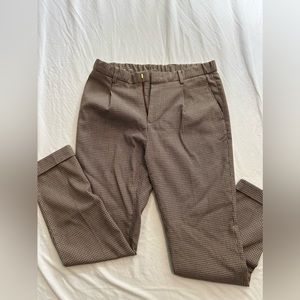 Patterned tan trousers Men’s